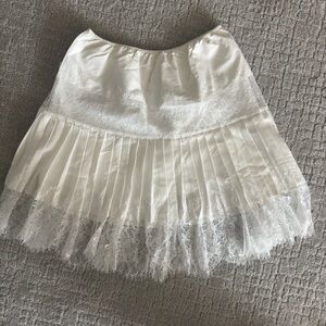 White Lace Skirt